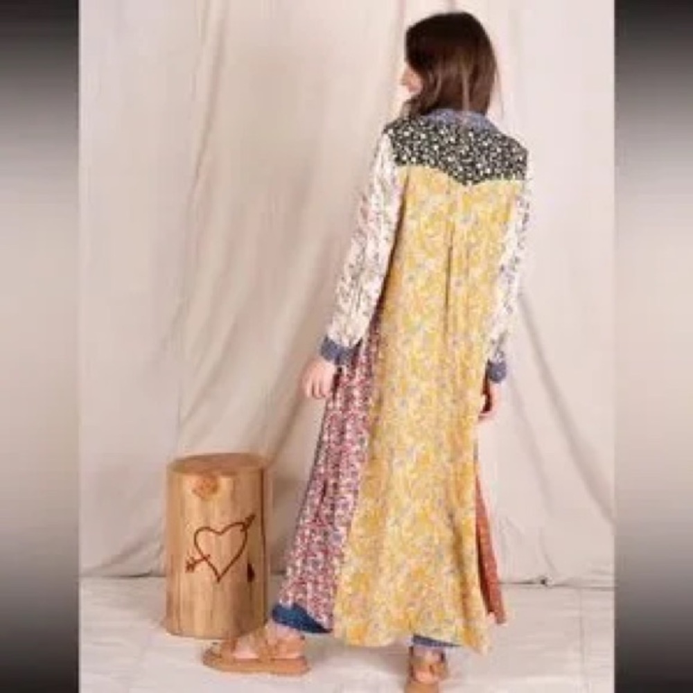 Natural Life Esme Patchwork Button Up - image 2